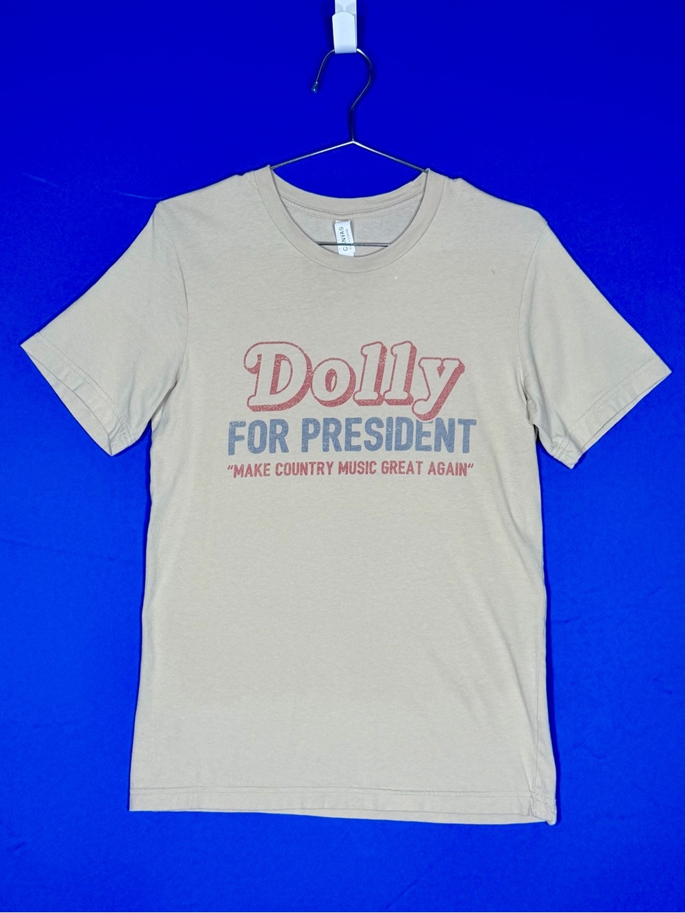 🤠 Dolly Parton for President 100% COTTON Country Music Graphic Tee Small